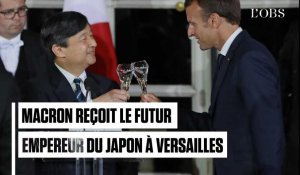 Emmanuel Macron reçoit le futur empereur du Japon à Versailles