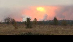 Ukraine: incendie et explosions dans un dépôt de munitions