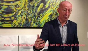 Jean-Pierre Bourdeaud'Huy, tête de liste MR à Mont de l'Enclus, a deux minutes pour vous convaincre