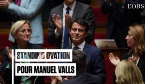 Standing ovation pour Manuel Valls à l'Assemblée, "Bon débarras" pour la France insoumise