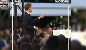 Quotidien : quand Emmanuel Macron reprend sèchement un Secrétaire d'État (vidéo)