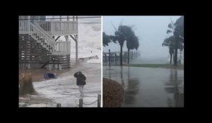En Caroline du nord, les premières conséquences de l'ouragan Florence se font déjà ressentir