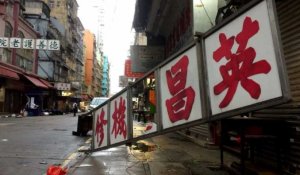 Typhon en Chine: grand nettoyage à Hong Kong après Mangkhut