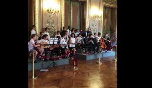 Journées du patrimoine à Marseille : les élèves du collège Longchamp ont joué devant le public