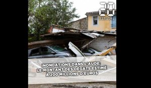 Inondations dans l'Aude: Le montant des dégâts estimé à 200 millions d'euros