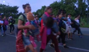 Les migrants du Honduras commencent leur traversée du Mexique