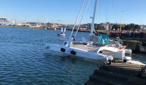 Route du Rhum. Les bateaux du Rhum font leur entrée 