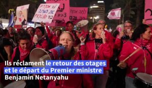 Des milliers d'Israéliens réclament le retour des otages et le départ de Netanyahu