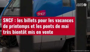 VIDÉO. SNCF : les billets pour les vacances de printemps et les ponts de mai très bientôt