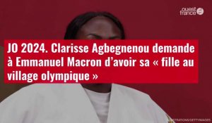 VIDÉO. JO 2024. Clarisse Agbegnenou demande à Emmanuel Macron d’avoir sa « fille au villag