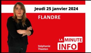 La Minute de l’info du Journal des Flandres du jeudi 25 janvier