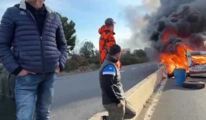 Une caravane a été incendiée au niveau de l'autoroute à Narbonne