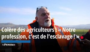 Colère des agriculteurs : « Notre profession, c’est de l’esclavage ! », s’élève Thierry sur le barrage de l’A7, dans la Drôme