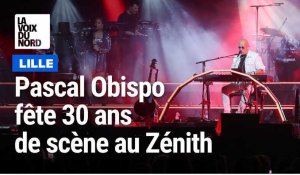Pascal Obispo fête 30 ans de scène au Zénith de Lille
