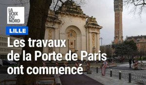 Lille : les impressionnants travaux de la Porte de Paris ont commencé