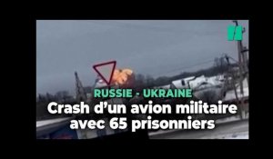 Guerre en Ukraine : un avion russe s’écrase avec 65 prisonniers de guerre ukrainiens à son bord