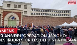 Hommage... et injures devant la prison d'Amiens