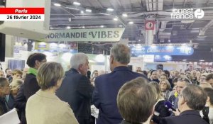 VIDÉO. Au Salon de l’agriculture 2024, le pavillon Normandie vient d'être inauguré