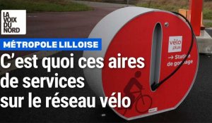 Des aires de services pour les cyclistes dans la métropole de Lille