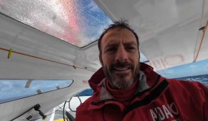 VIDÉO. Arkéa Ultim Challenge : après avoir passé le cap Horn, Éric Péron croise des bateaux de pêche