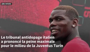 Football: Paul Pogba suspendu quatre ans pour dopage