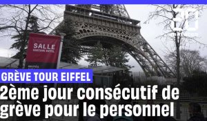 Paris : la tour Eiffel de nouveau fermée ce mardi en raison d'une grève