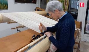 Découverte d'un métier oublié avec Janine Dassonval, licière, à Montpezat-de-Quercy