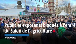 Grand public et exposants bloqués devant le Salon de l'agriculture 