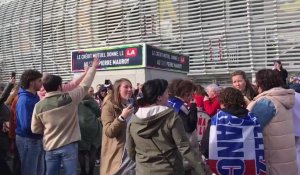 FRANCE-ITALIE : ambiance avec les supporters français avant le match de rugby