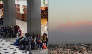 Mexique: une vingtaine de vols annulés à cause du volcan Popocatépetl