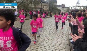 VIDÉO. Déferlante rose contre le cancer à Nantes : la course Odysséa bat tous les records