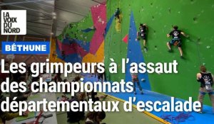 Béthune : les grimpeurs à l’assaut des championnats départementaux d’escalade