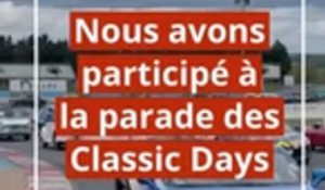 Automobile - La parade des Classic Days au profit de l'Institut du cerveau et de la moelle épinière a réuni 857 véhicules sur le circuit de Magny-Cours [Vidéo]