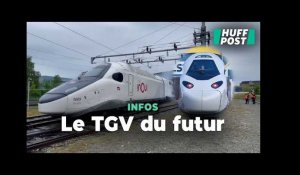 La SNCF présente le TGV M, son « train du futur », dont les rames seront presque toutes blanches