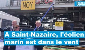 VIDÉO. À Saint-Nazaire, l'éolien marin redonne du souffle à l'industrie française