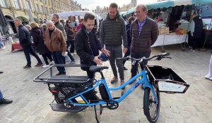 Arras : un vélo électrique pour transporter les enfants