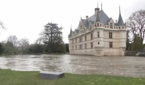 CRUE / Les châteaux au bord de l'Indre ont les pieds dans l'eau