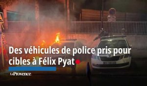 Des véhicules de police pris pour cibles à Félix Pyat
