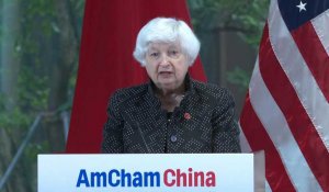 Les subventions chinoises à l'industrie, "un risque" pour l'économie mondiale, selon Yellen