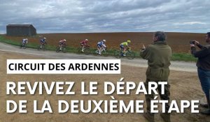 Revivez le départ de la 2e étape du Circuit des Ardennes