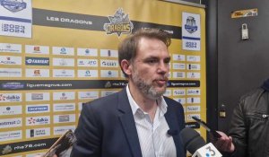 Hockey sur glace - Ligue Magnus (Finale, match 1) : la réaction de Fabrice Lhenry, le coach des Dragons de Rouen