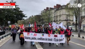 VIDEO. Manifestation à Nantes contre le choc des savoirs