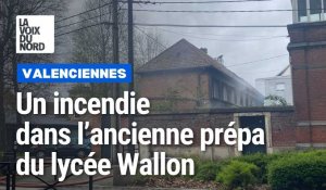 Incendie, en plein centre de Valenciennes, dans l’ancienne prépa du lycée Wallon