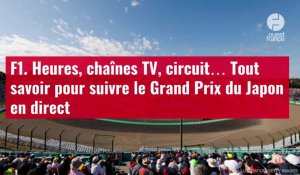 VIDÉO. F1. Heures, chaînes TV, circuit… Tout savoir pour suivre le Grand Prix du Japon en