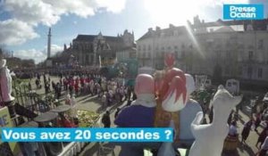 VIDEO. Carnaval de Nantes : 20 secondes à la place du roi Philippe II