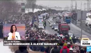 Les funérailles d'Alexeï Navalny ignorées par les médias russes
