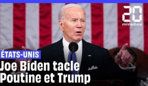 Etats-Unis : Devant le Congrès, Joe Biden tacle Poutine et Donald Trump