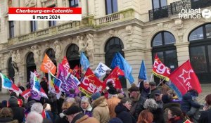 VIDÉO. À Cherbourg, environ 130 personnes rassemblées pour la Journée des droits des femmes