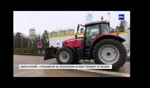 Agriculteurs : l’échangeur de Beauchemin bloqué pendant 24 heures