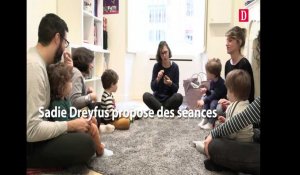 Sadie Dreyfus organise des séances d'éveil musical pour les enfants